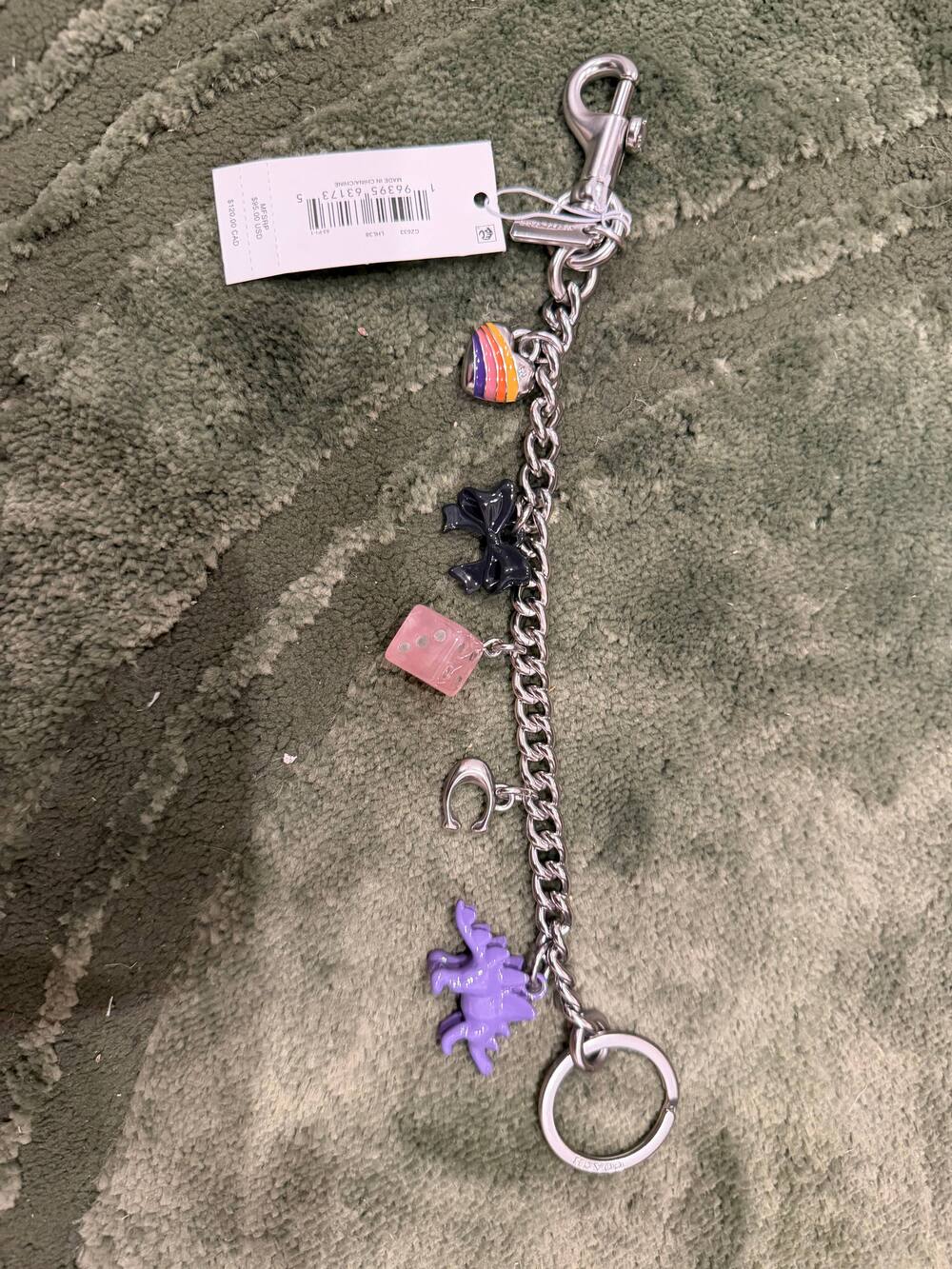 Coach Motif Bag Charm